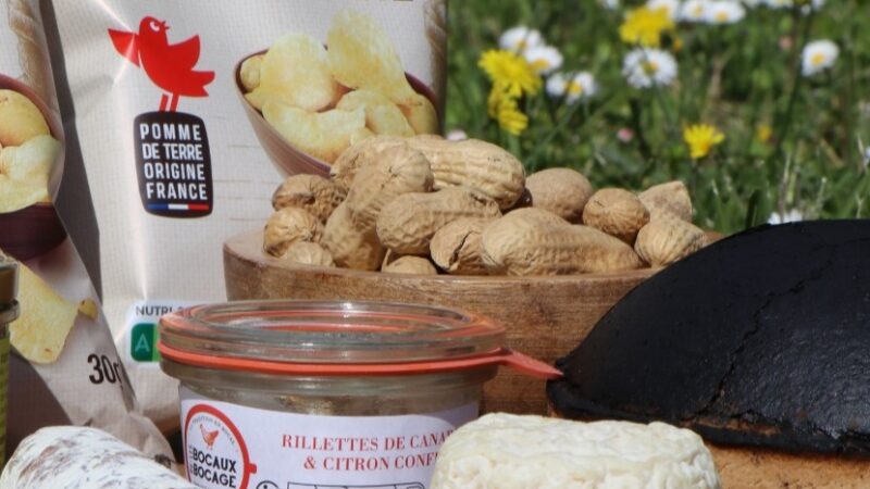 ... ou avec rillettes de canard et saucisson...